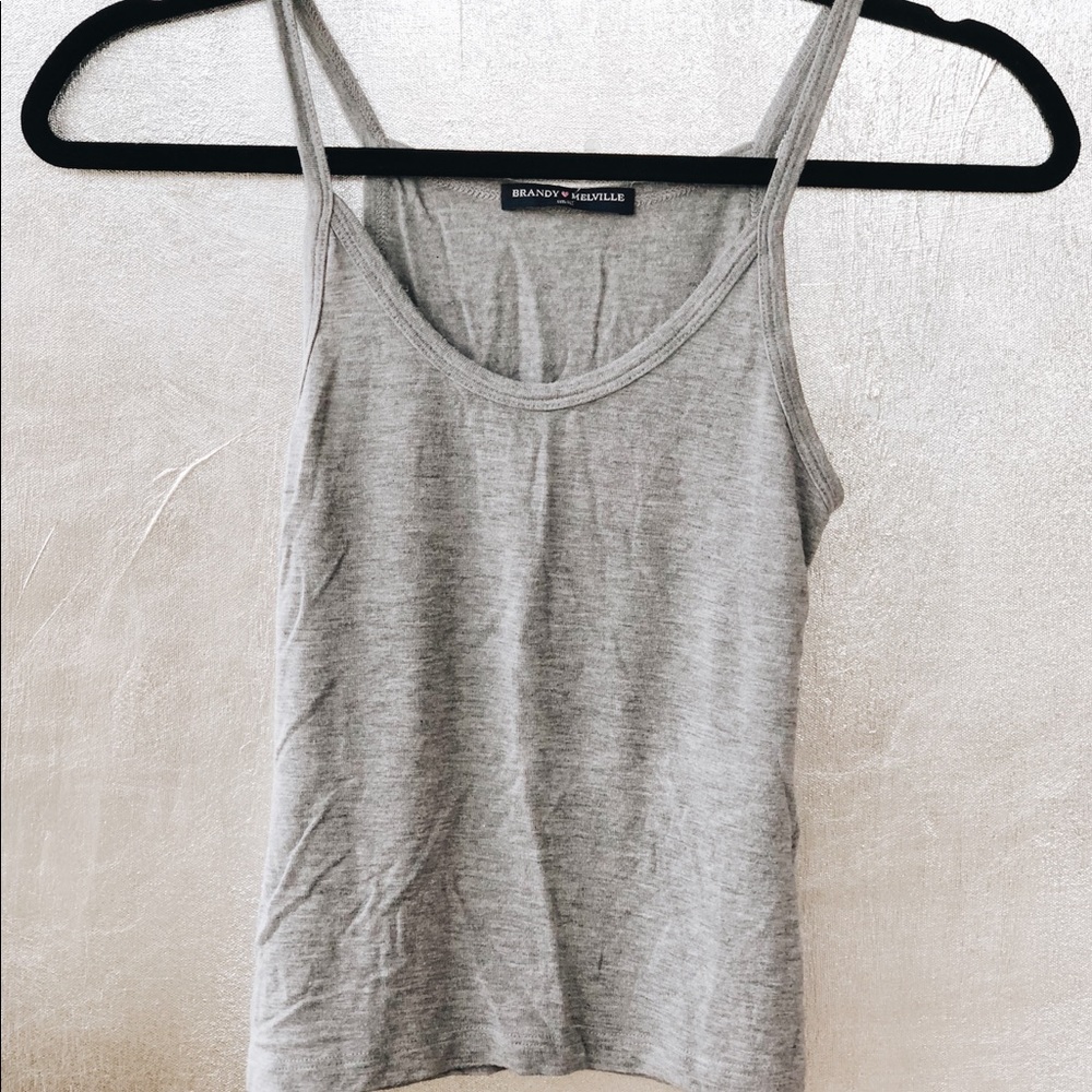 BRAND NEW Brandy Melville soft grey shirt!!!